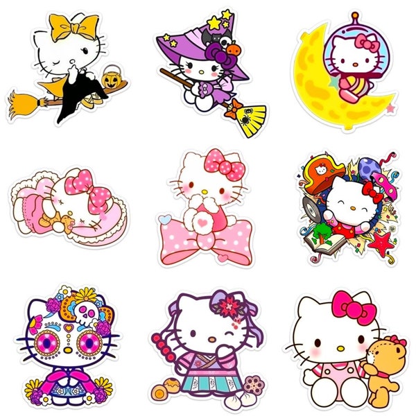 5pcs/lot Japanese Cartoon Thanksgiving Halloween Day Cat Acrylic Planar Resin DIY Making Hair Bows Earrings Gift Decor Accessory