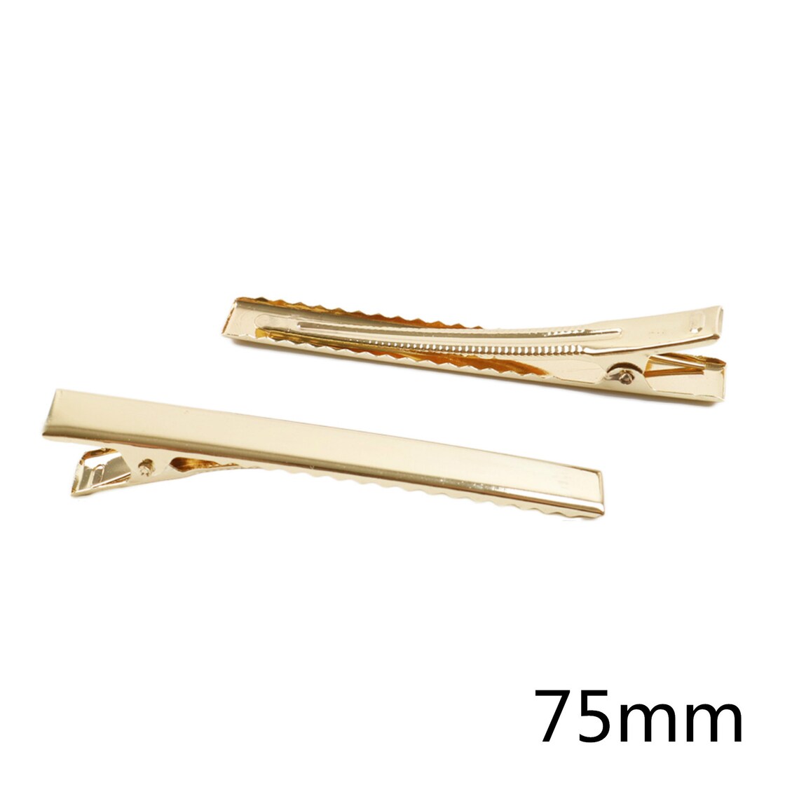 Gold Metal Hair ClipAlligator ClipsMix Size Hair ClipSingle Etsy