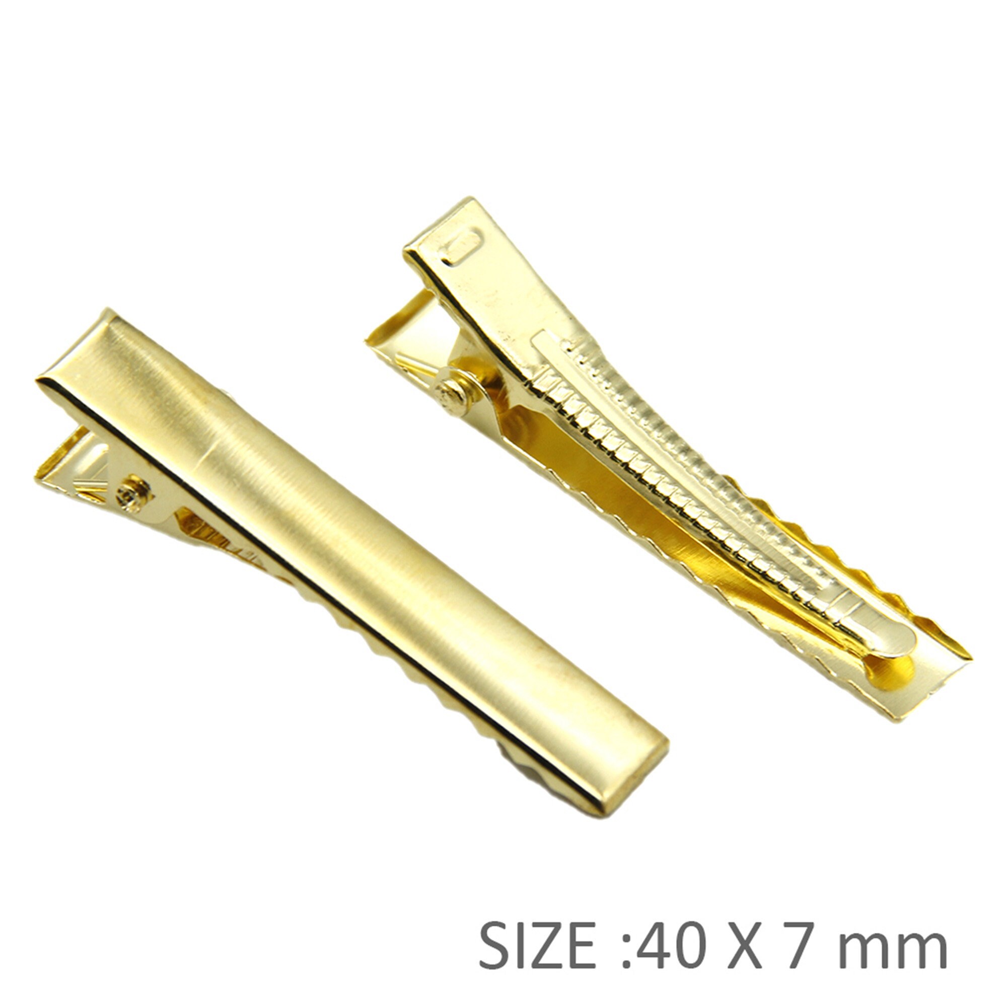 Gold Metal Hair ClipAlligator ClipsMix Size Hair ClipSingle Etsy