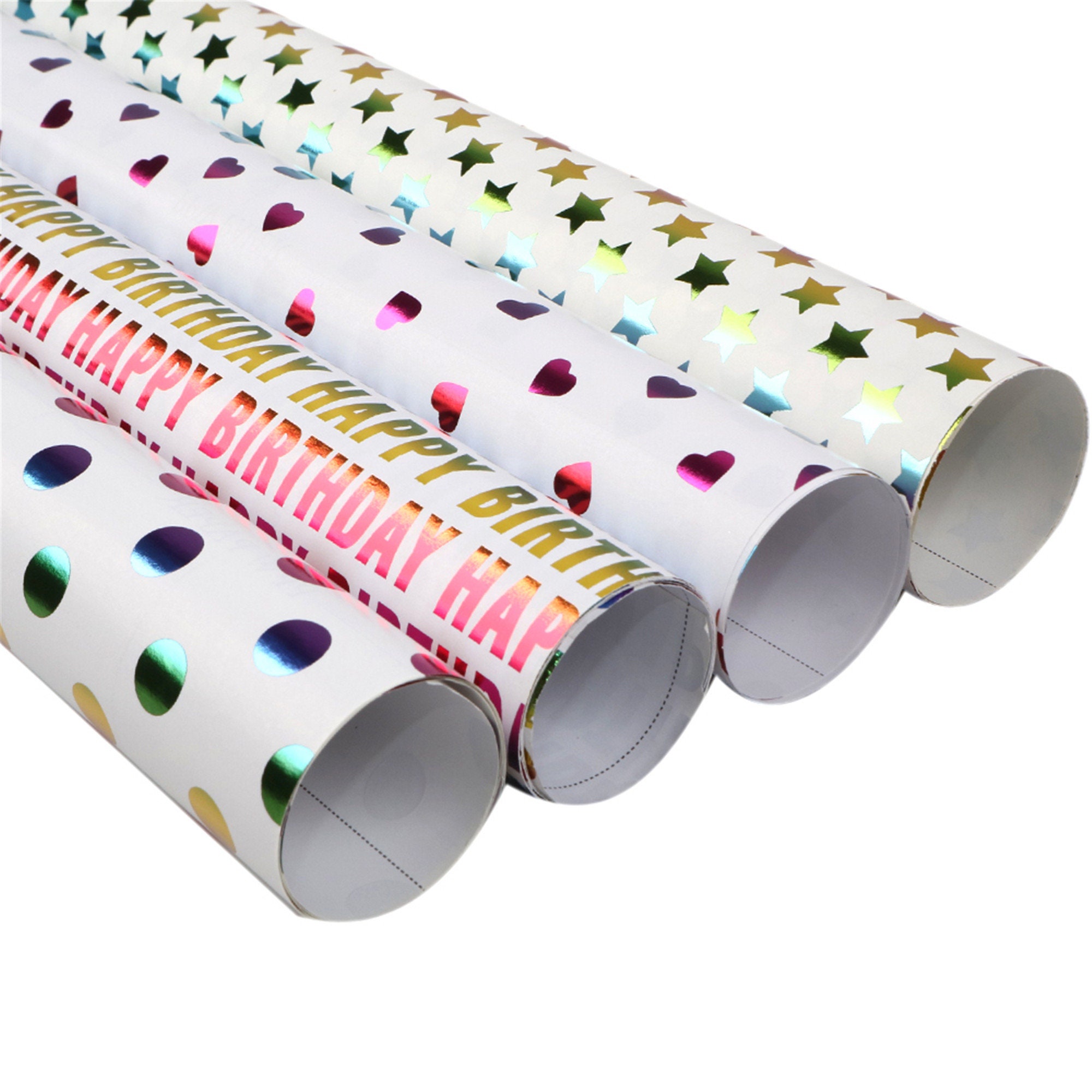 Gift Wrapping Paper Roll 4 rolls/setRainbow Etsy