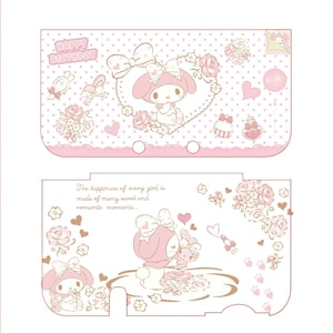DIY Melody 3ds nds case full model series, 3ds 2ds nds replacement shells, cartoon anime handmade protective case for the new gifts