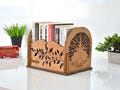 Personalized Book Ends, Small Book Stand, Wooden Book Holder Gift For Her