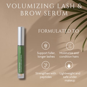 Volumizing Lash & Brow Serum, Natural Eyelash Growth