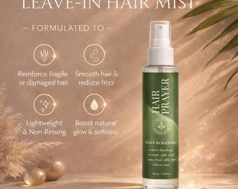 Keratin Shine Leave-In Hair Mist – Reduces Breakage & Shields Against Heat Damage