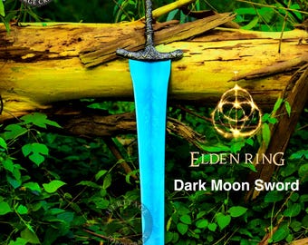 Handmade Full Metal Dark Moon Sword From Dark Souls ,Cosplay Moonlight Great Sword Replica,gift for him/boyfriend