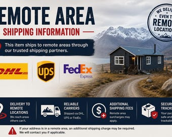 Remote Area shipping