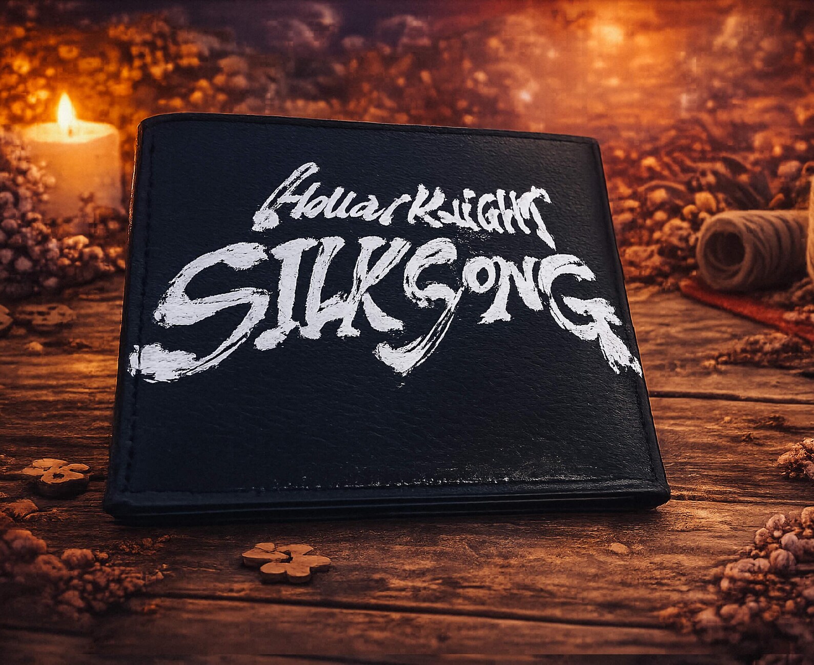 Knight Wallet Custom Hollow Knight Silksong Wallet, Slim Leather Wallet for Gamers ...