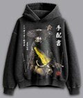 Bleached Art Ghost of Yotei Video Game Washed Hoodie, Atsu T-Shirt, Japanese Action-Adventure Sweatshirt, Unisex T-shirt, Gamer Gift.
