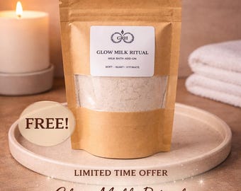 Glow Milk Ritual Bath Add-On | Coconut Oat Skin Softener Soak