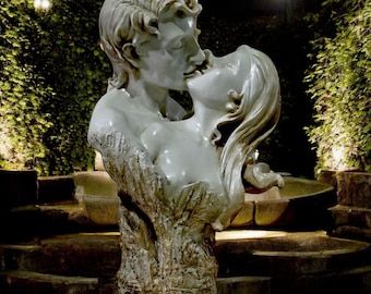Lovers Sculpture – Modern Couple Figurine, Birthday, Wedding & Anniversary Gift, Christmas Gift