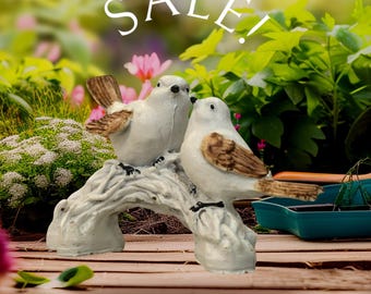 Handmade White Bird Figurine: Elegant Home Decork, Symbolizes love, peace, and togetherness,Christmas Gift