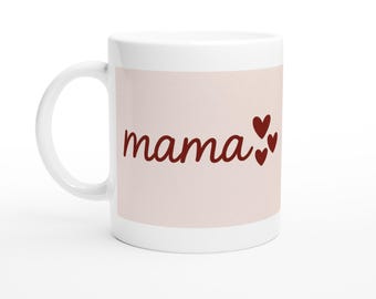 Spersonalizowany kubek dla mamy, najlepszy prezent dla mamy na świecie, prezent na Dzień Matki dla mamy, spersonalizowany ceramiczny kubek do kawy dla mamy, prezent dla niej od córki i syna