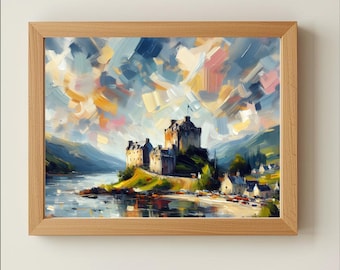 Wydruk artystyczny z Wyżyn Szkockich | Obraz pejzażowy z Fort William