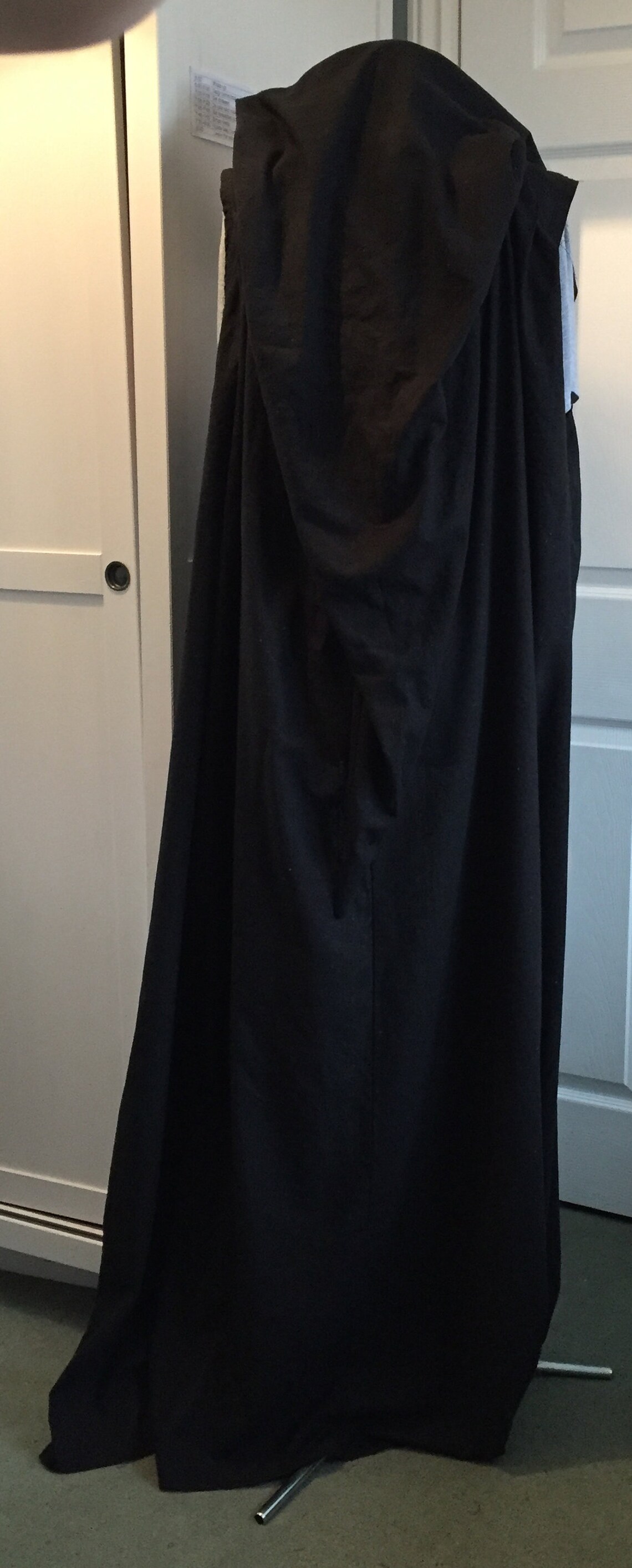 Harry Potter Death Eater inspired black sleeveless cloak robe | Etsy