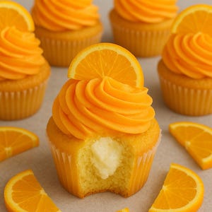 Best Recipe For Orange Creamsicle Cupcakes| Printable Digital Download PDF |