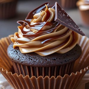 Best Recipe For Salted Caramel Mocha Cupcake | Printable Digital Download PDF |