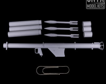 1:16 | 1/16 | Bazooka (x1) + Rockets/cases(x3) | ww2 | wwII | Scale Modelling |