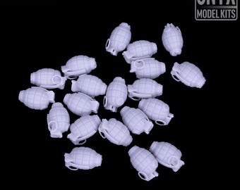 1:16 | 1/16 | UK Mills Bombs (x20) | WW2 | WWII |
