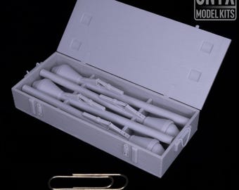 1:16 | 1/16 | German Panzerfaust (x4) Crate(x1) | ww2 | wwII | Scale Modelling |