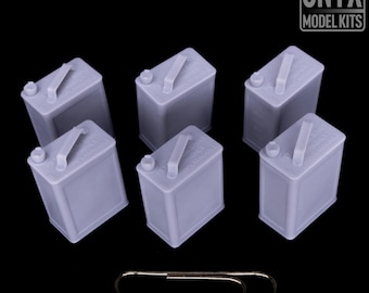1:16 | 1/16 | British 2 Gallon “Flimsy” Cans (x6)