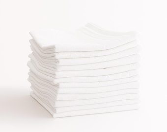 12 Pack Cotton Flour Sack Towels, 27x27 Lint-Free Kitchen Cleaning Cloths