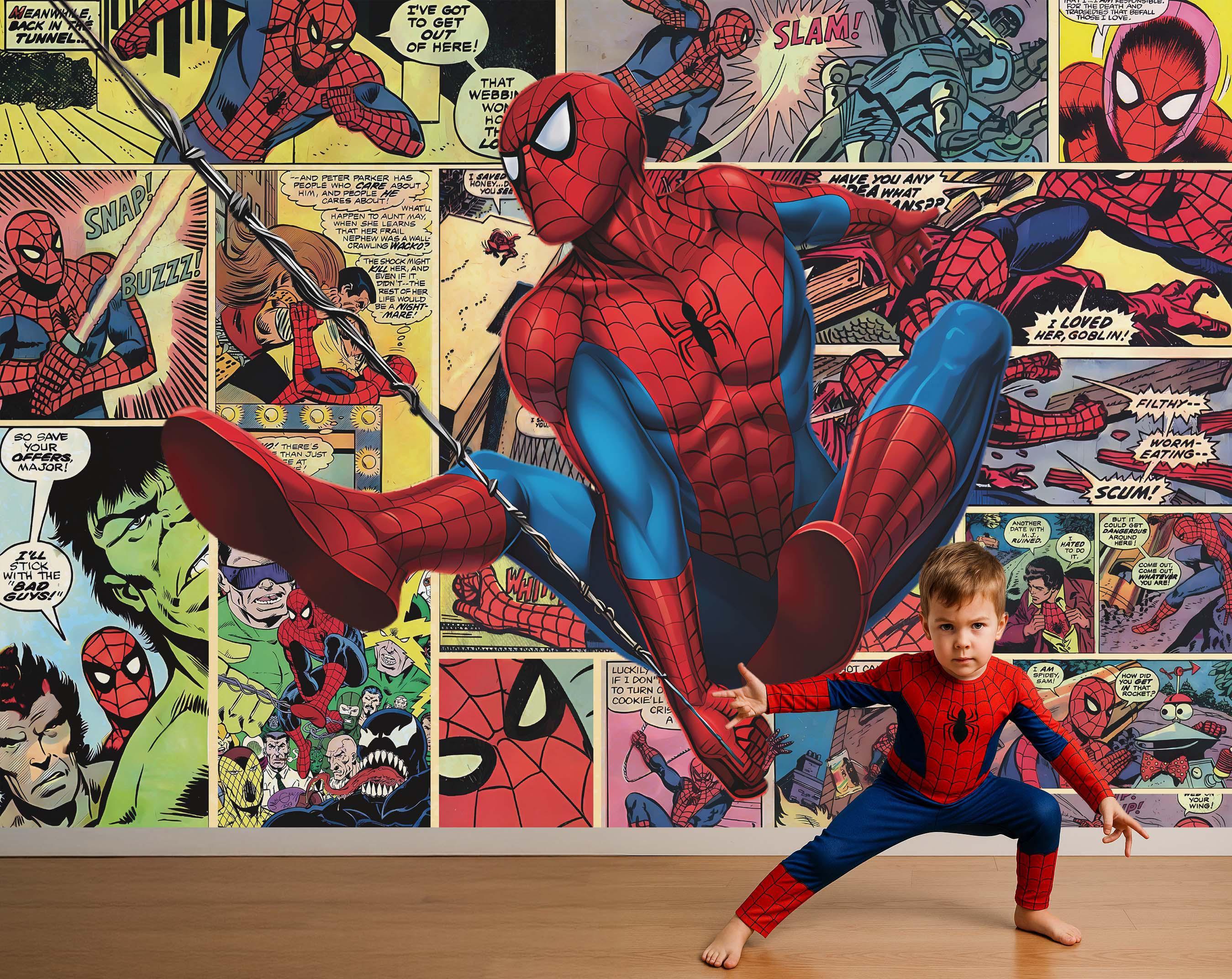 Removeable Decal Spiderman Wall Decal Avenger Wall Sticker