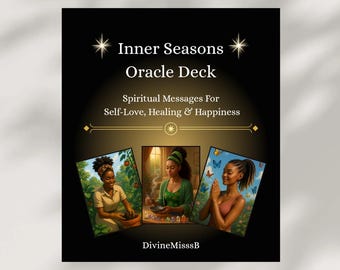 Inner Seasons Oracle Deck | 87 Cards | For Self-love,Healing&Happiness
