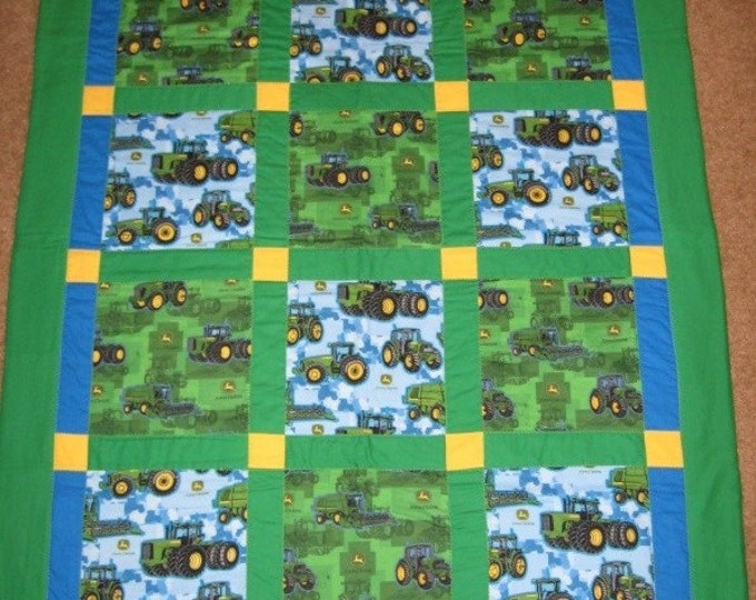 John Deere Quilt Etsy
