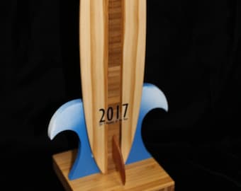 Deluxe Shorebreaker Surfboard Trophy - Etsy