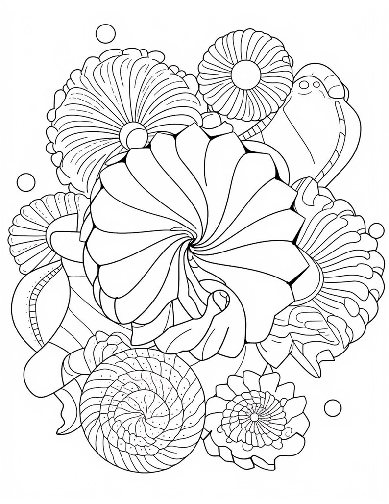 Summer Mandala & Nature Coloring Pages – Version 3 – 80 JPG - Etsy