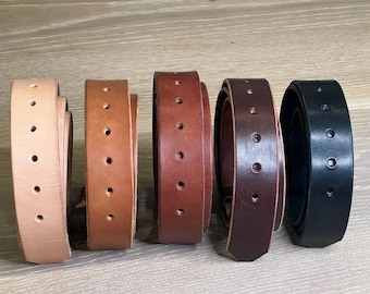 Handcrafted Wickett & Craig Leather Belt: Solid Brass Buckle