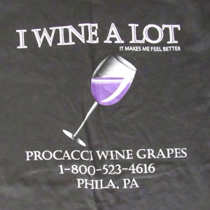 Vintage Wine Tshirts 90s Funny Wino Gift Shirts Assorted Graphics Unisex Large L image 10