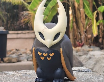 Hand-Painted Hollow Knight Vessel Owl Figurine