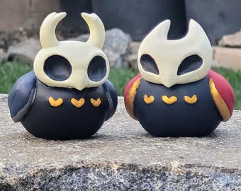Hand-Painted Hollow Knight & Silksong Owl Set