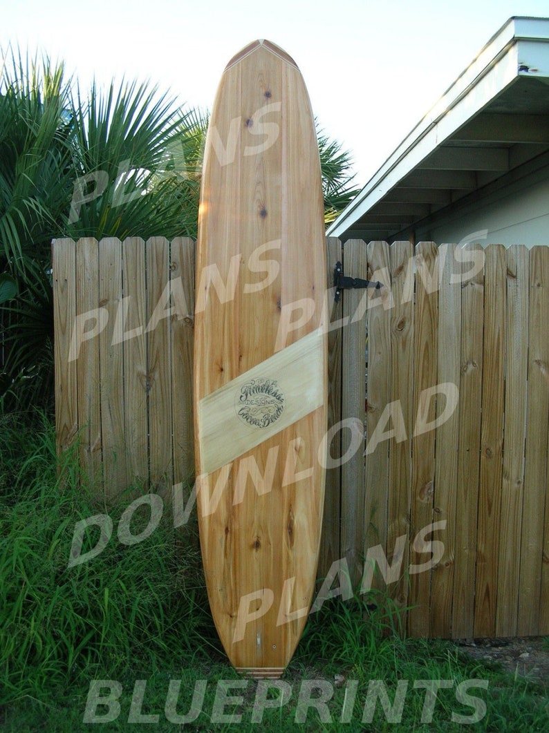 Build Your Own Wooden Surfboard 9' Classic Longboard Etsy