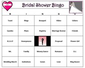 Chic Bridal Bingo Game with African American Bride- Fun and Easy to Play, Download, Print and Play. Includes 30 Cards