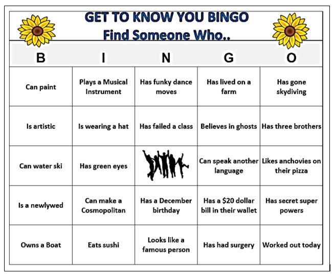 Find Someone Who.. Mingle Bingo 60 Cards Fun Ice Breaker for Etsy