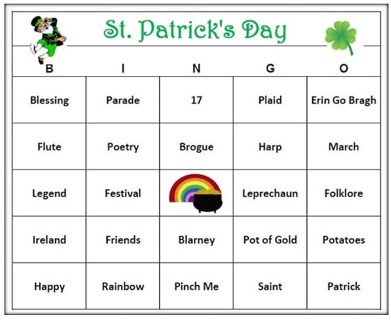 birthday cards for st patricks day backround