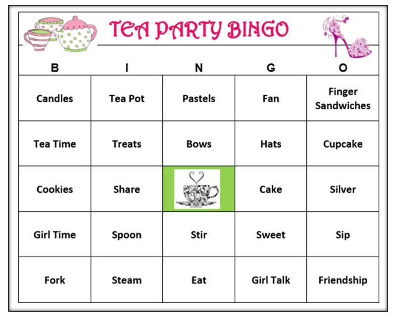 tea bingo