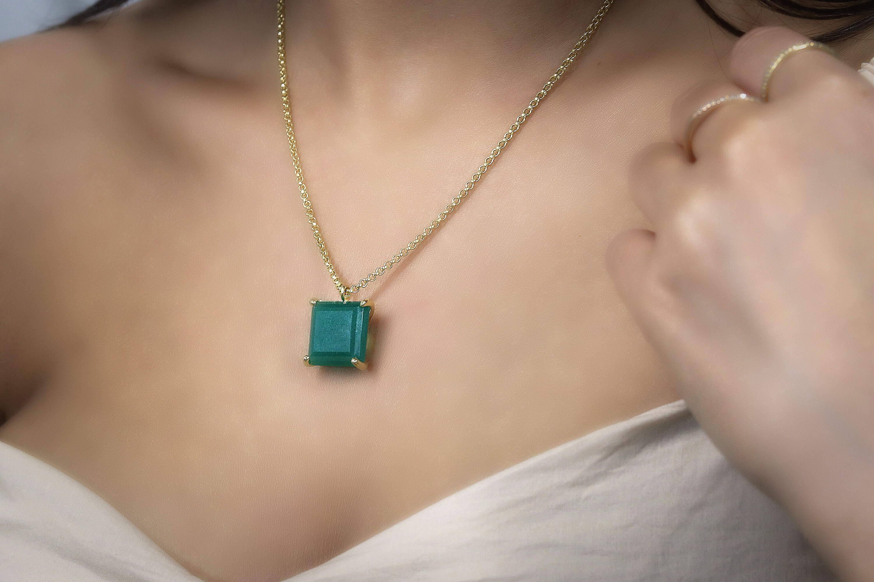 Custom gemstone pendants deals