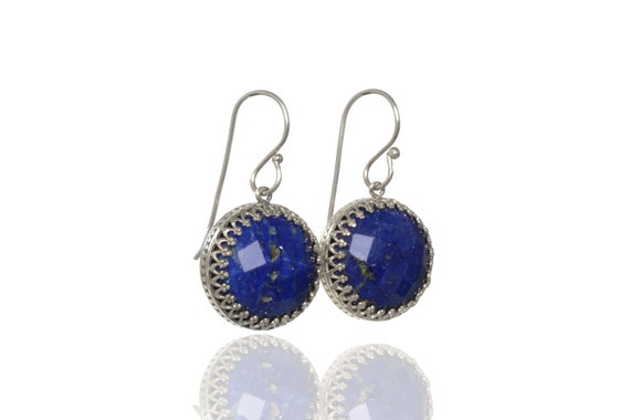 Orecchini In Argento Sterling 925 Con Pietra Portafortuna Ovale E Filigrana Ossidata – 10 Mm – Regalo Donna Per Anniversario E Compleanno