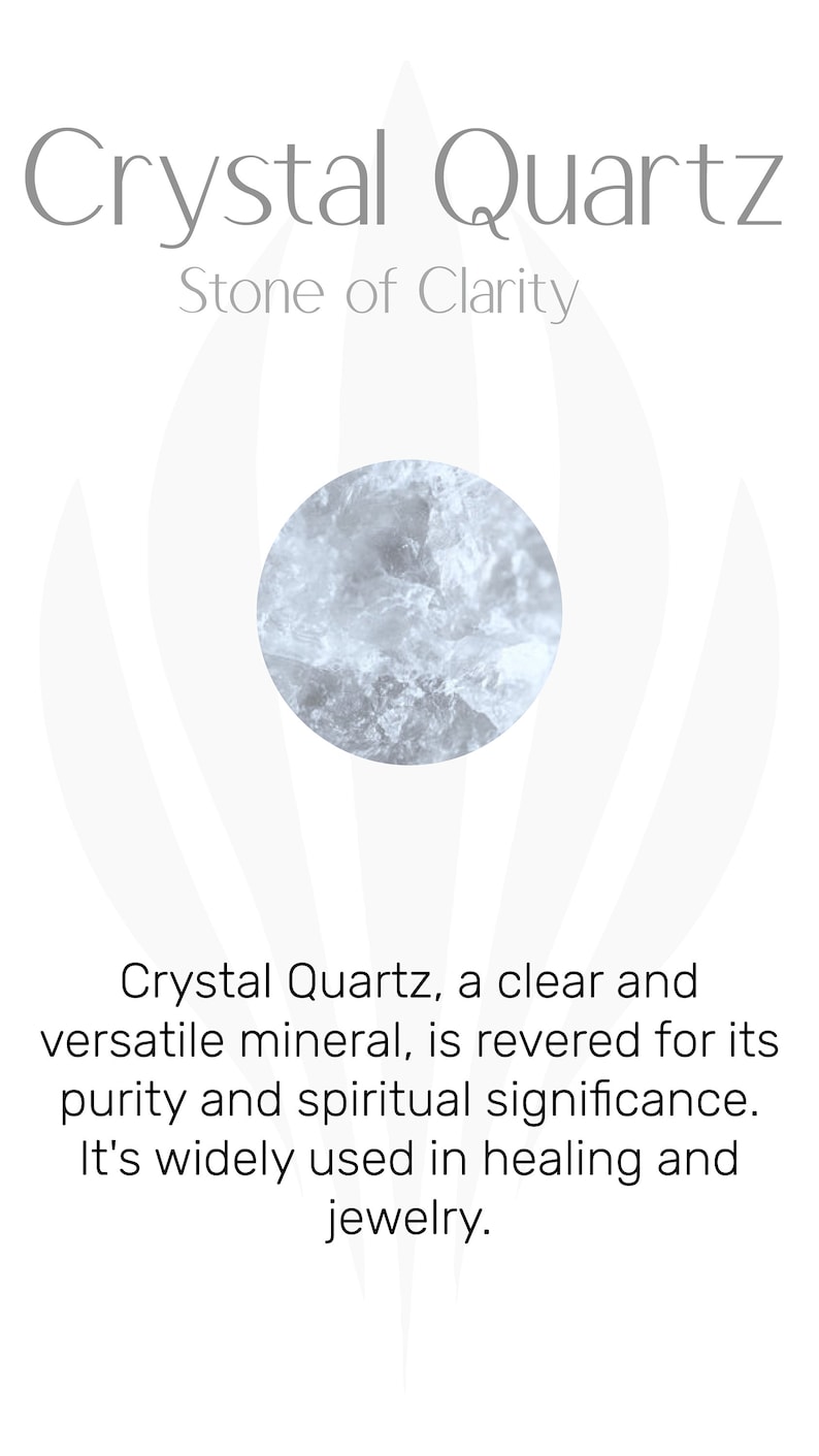 Raw Crystal Quartz Necklace · Marquise Necklace · Clear Quartz Necklace · Diamond Alternative Pendant · Gifts For Her image 9