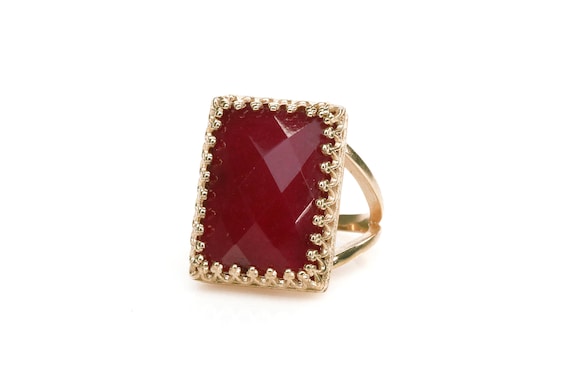 Jade rose 2024 gold ring