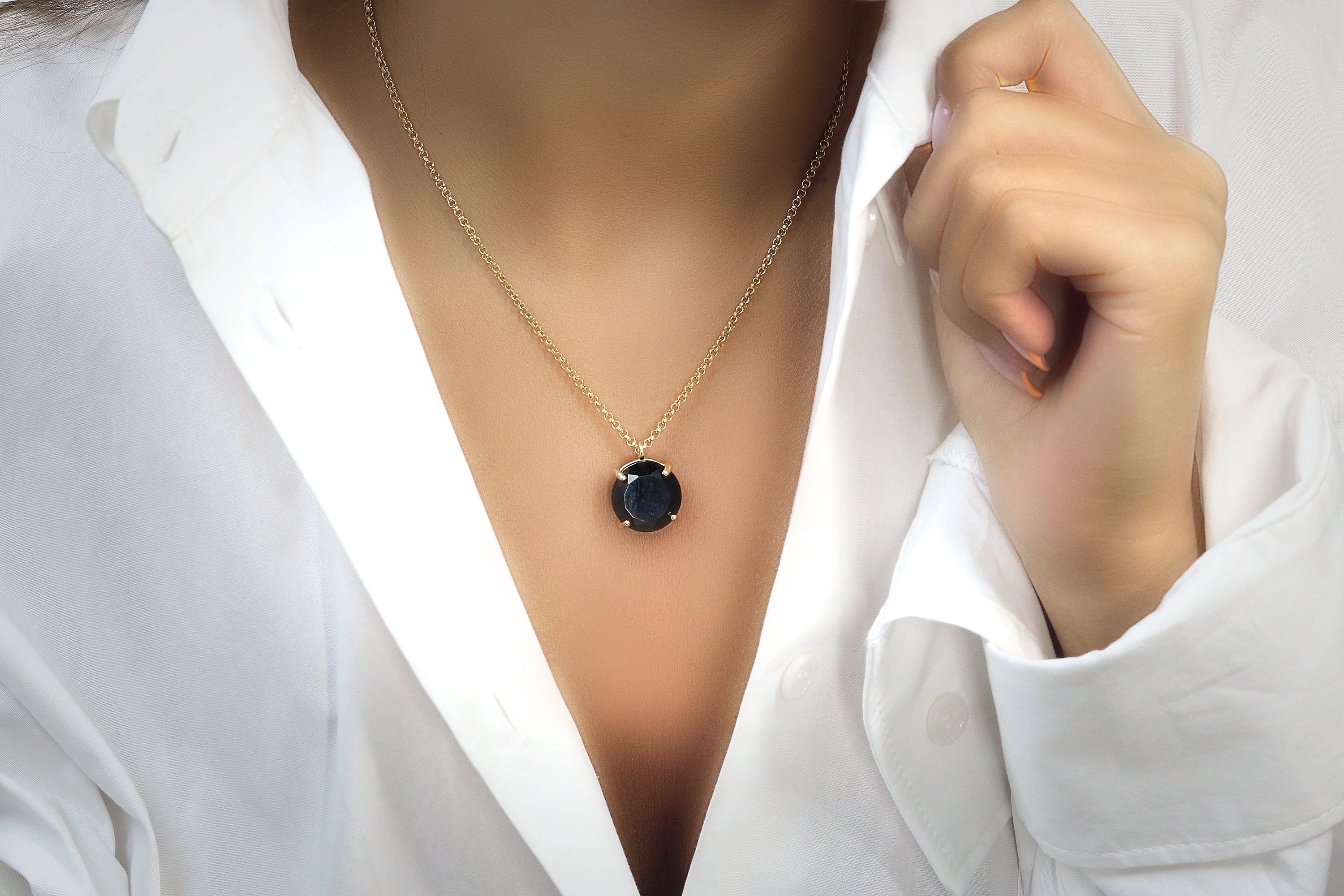 anuke アンヌーク color stone necklace ブラック ànuke online store（アンヌーク） / Color Stone NecklaceColor