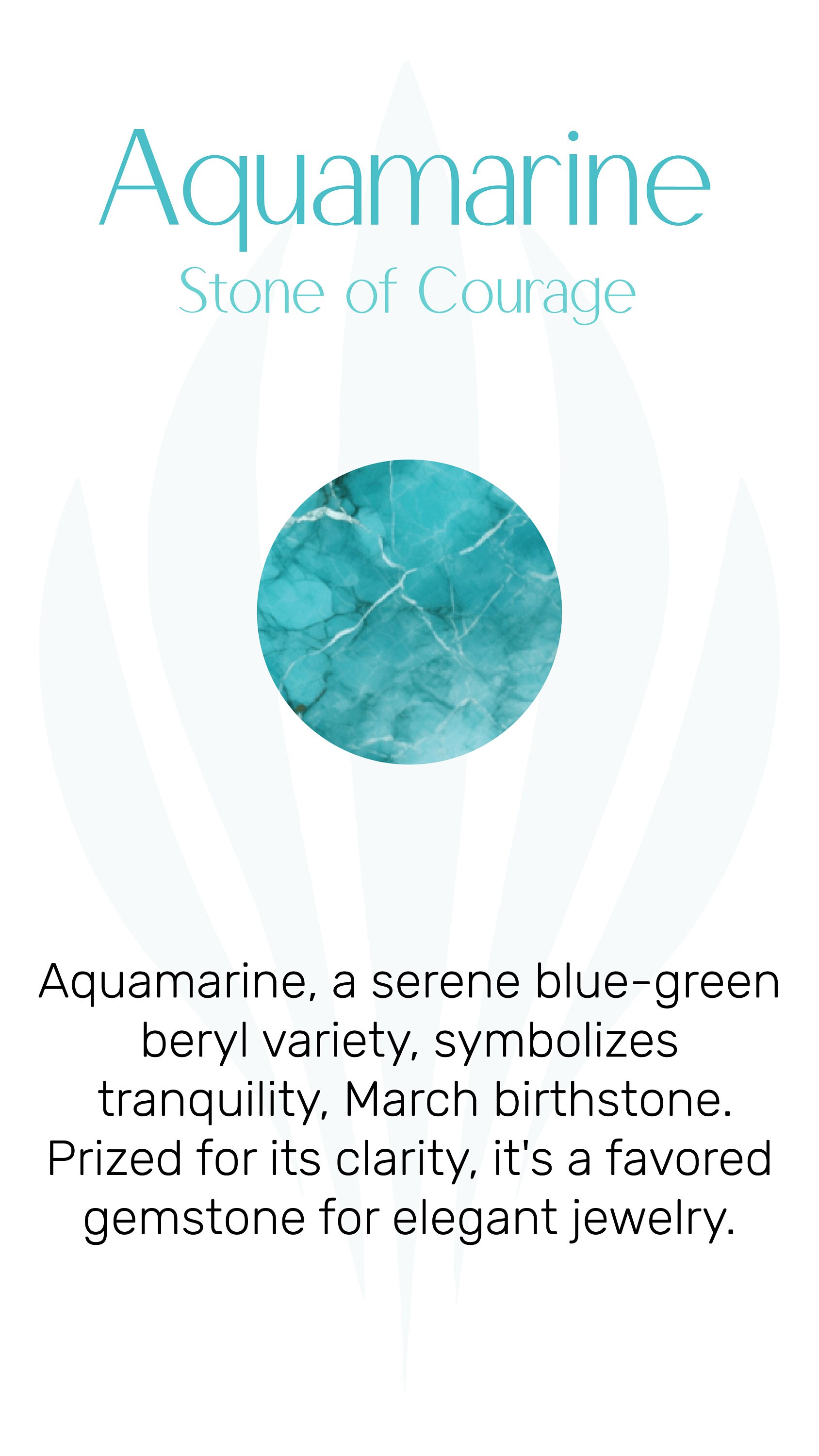 Aquamarine Ring · Faceted Ring · Gemstone Ring · March