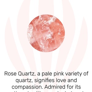 Round Cut Rose Quartz Necklace · Pink Quartz Pendant · Love Gemstone Pendant · Self Love Jewelry · Pink Necklace image 10