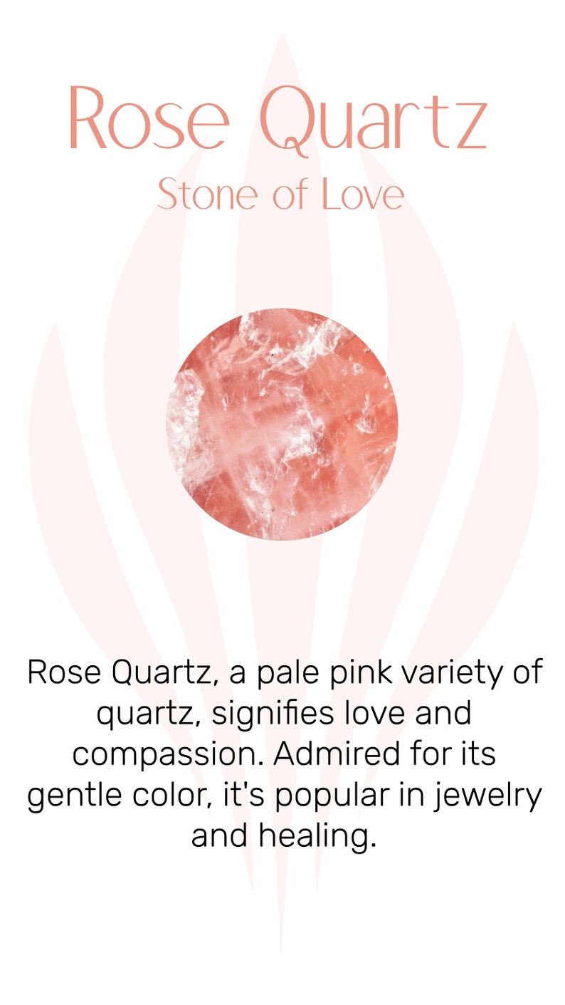 Round Cut Rose Quartz Necklace · Pink Quartz Pendant · Love Gemstone Pendant · Self Love Jewelry · Pink Necklace image 10