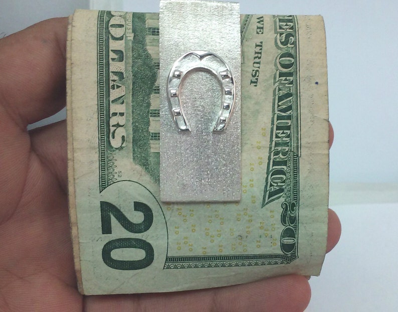 Mens Money Clip Horse Shoe Jewelry Gift For Him Cowboy Etsy - image 0