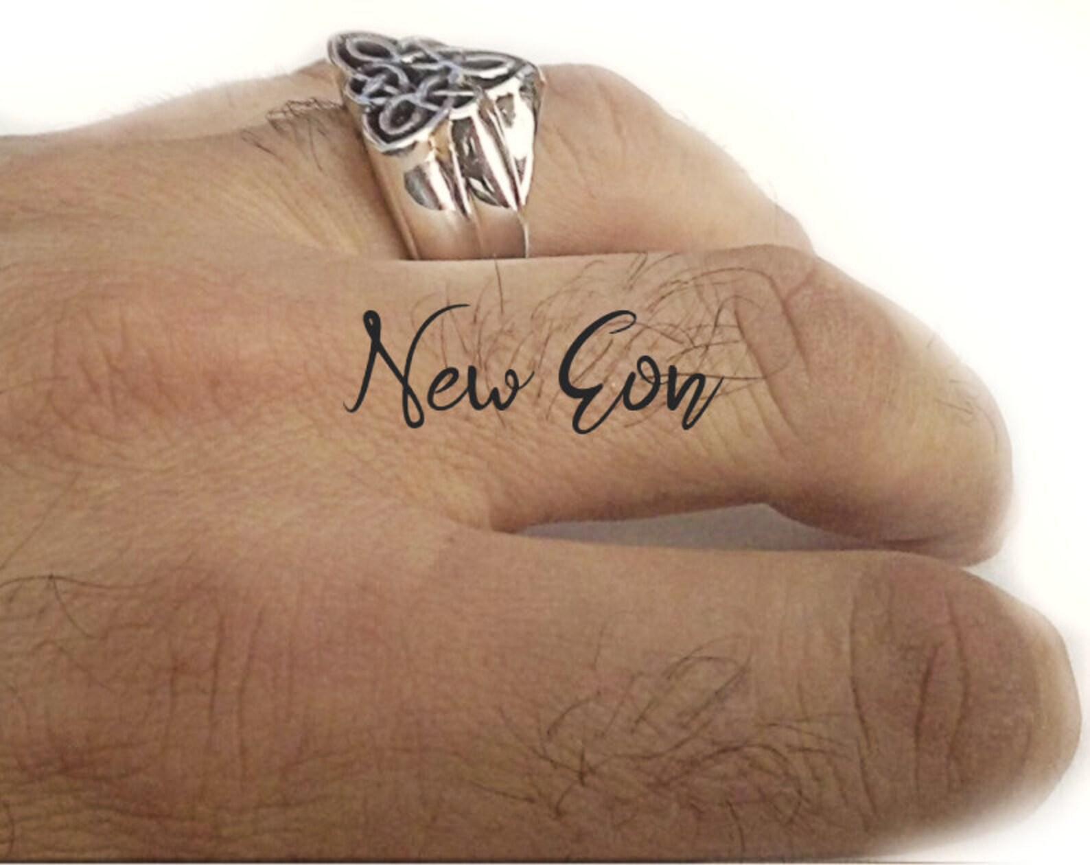 Celtic Trinity Knot Ring Men's Celtic Ring Celtic Knot Etsy
