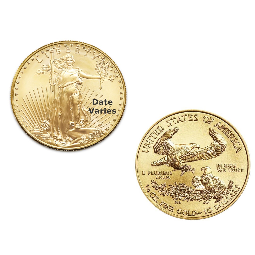 1/4 Oz. Liberty Gold Coin American Eagle Gold Coin US Mint Etsy